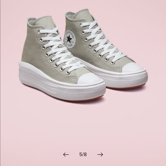 Chuck Taylor All Star Move Platform Seasonal Color, Slate color , size 5 - Picture 8 of 9